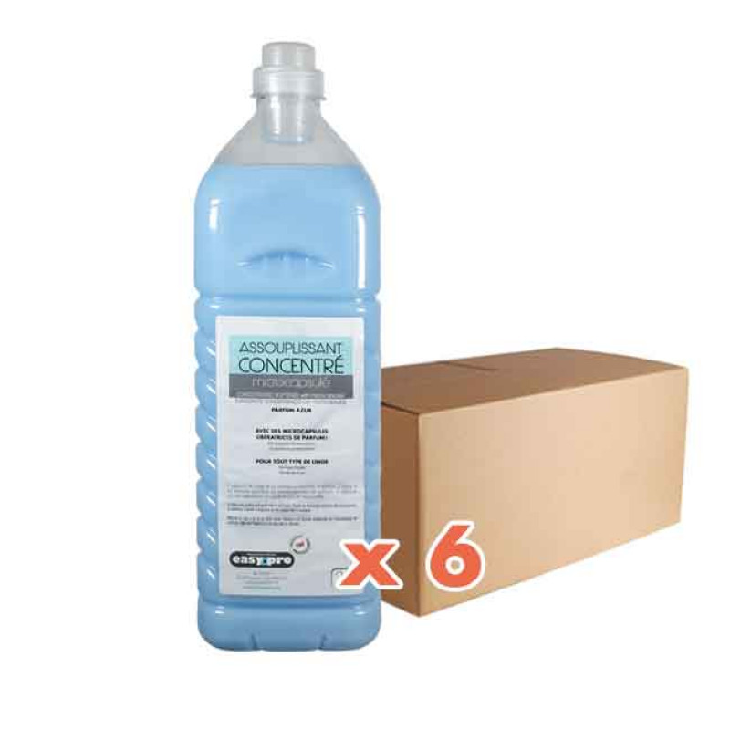 Assouplissant concentré avec microcapsules