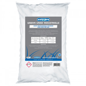 Lessive en poudre industrielle pour les lavages et prélavages difficiles