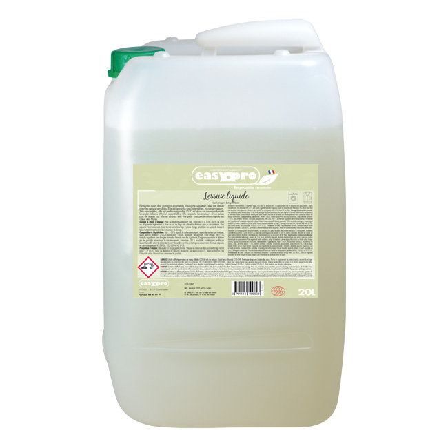 Lessive professionnelle liquide Ecocert 20 L