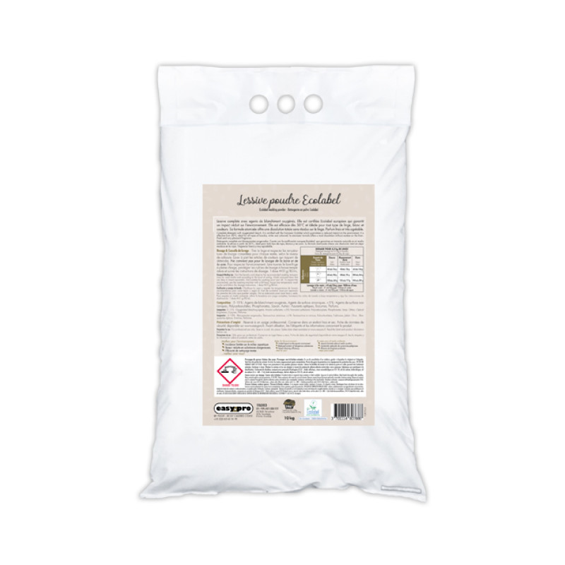 Lessive ne poudre écologique pour les professionnels