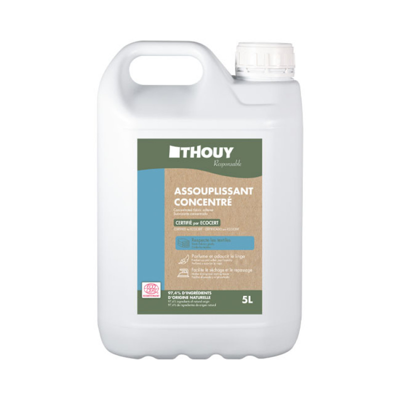 Assouplissant Ecocert écologique 5L