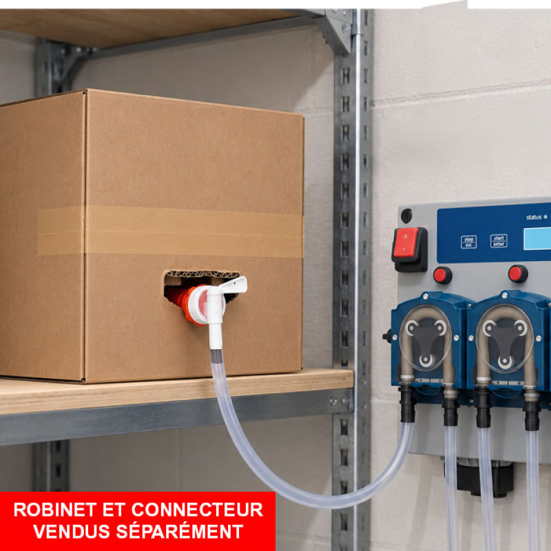 Étiquette d'assouplissant concentré en bag in box Easypro