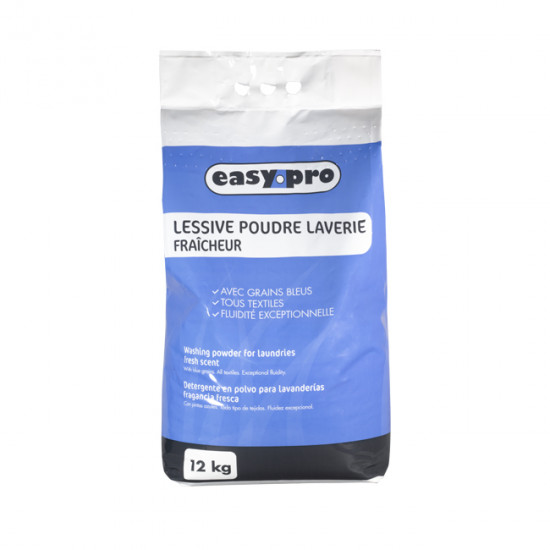 Lessive poudre laverie automatique 12 kg