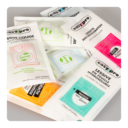 Doses individuelles de lessive